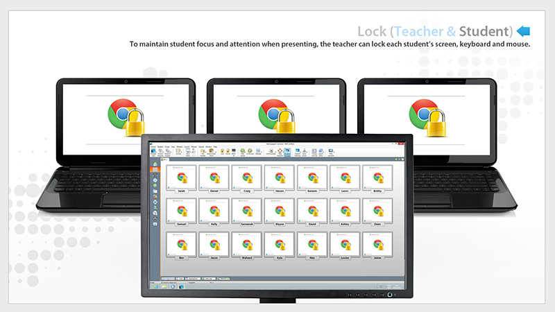 Lock Student Keyboards/Mice - Keep Student Focus with Class Peripheral Device Control - SoftLINK For Chromebook